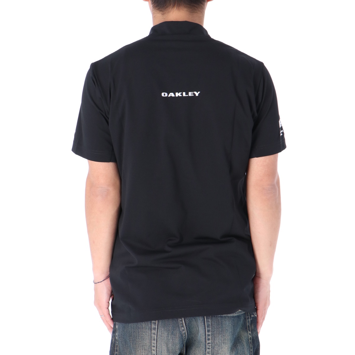 Oakley 速乾性ハイネックシャツ 黒/迷彩 OA1859EM06389_6_l.jpg