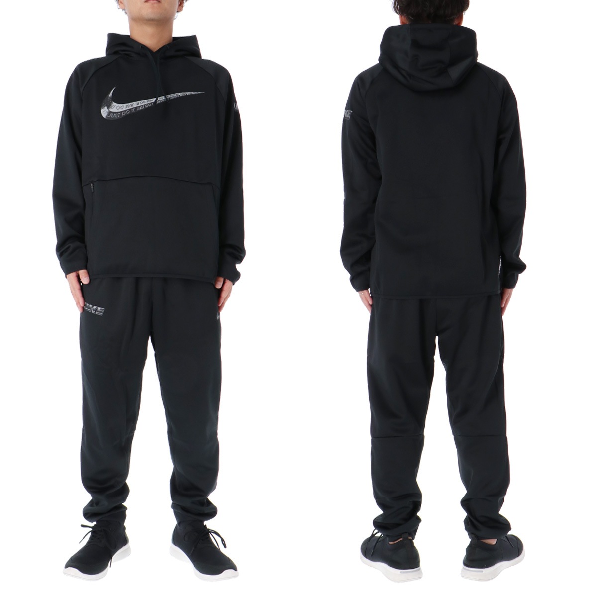 NIKE THERMA-FIT フード付きスウェットセット【美品】 Nike Therma Men's Therma-FIT Full-Zip Fitness Top (US, Alpha