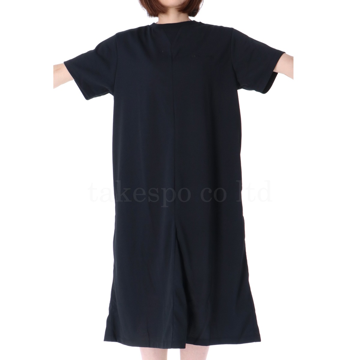 チャンピオン ワンピース 半袖 丸首 高通気 UVカット 速乾 ワン  