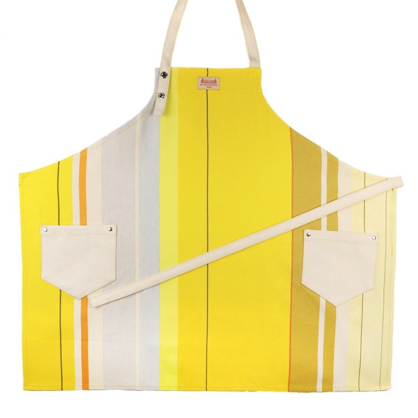 10%OFF【C002】オーバーオールエプロン(プラン　ソレイユ　ジョンヌ　アシッド/PLEIN SOLEIL Jaune Acide)|キッチングッズ|ライフスタイル