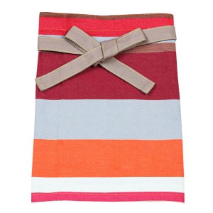 7/9まで10％OFF 【C001】ギャルソンエプロン(ボラマール スリーズ グリ/BORAMAR Cerise Gris)　※パターンB|キッチングッズ|ライフスタイル