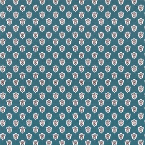 【FA150】Les Olivades 150cm幅カット生地 約50cm(ボニス ターコイズ/BONIS Turquoise)|【Les Olivades】【Olivades】150cm幅カット生地