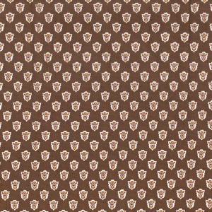 【FA150】Les Olivades 150cm幅カット生地 約50cm(ボニス ブラウン/BONIS　Brown)|【Les Olivades】【Olivades】150cm幅カット生地|生地