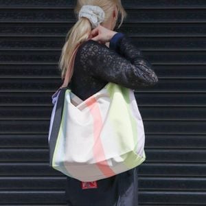 �ڥե�������ϡۡ�U398�ۥ��եȥȡ���L Sunbrella(���� ������ �������/ST COLOMBE Ecru)���ѥ�����A�ڥȡ��ȥХå���