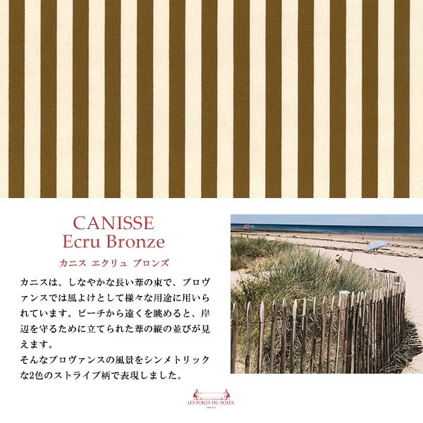 NEW�ڥե�������ϡۡ����ϡ�43cm������(���˥� ������� �֥���/CANISSE Ecru Bronze)������1��50cm