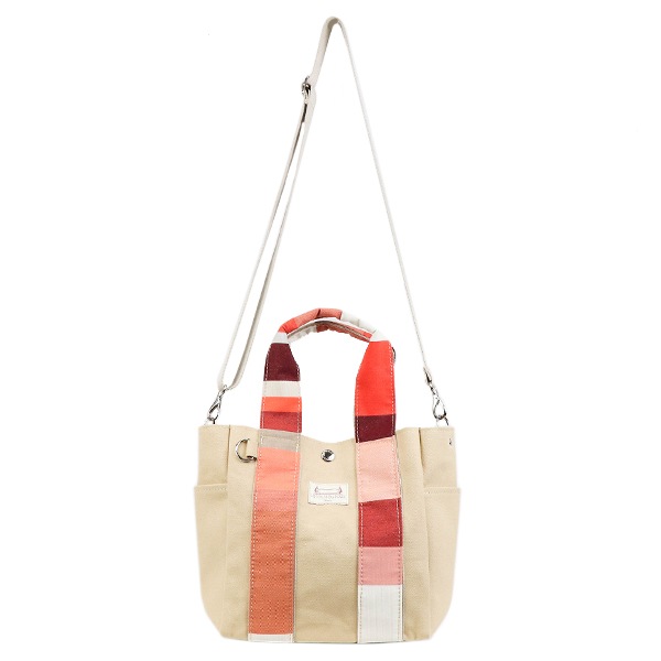 NEW�ڥե�������ϡۡ�MB005�ۥܡ������ϥ�ɥ�ȡ���M�ʥ����� �롼����ߥ����١����塿CAYROU Rouge x Light Beige�ˡ�2WAY�ȡ��ȥХå���