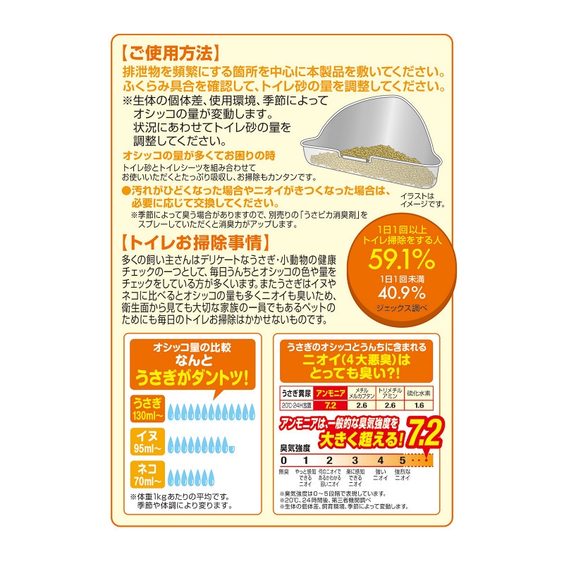 GEX ラビレット ヒノキア消臭砂 6.5L