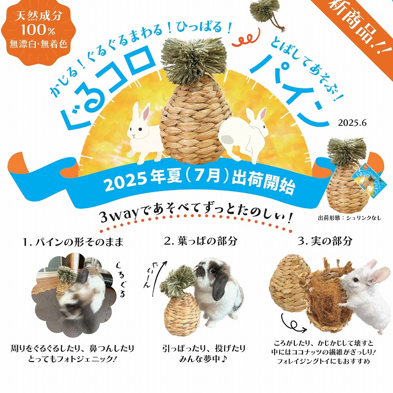 カワイ ぐるコロパイン | うさぎ専門店ラッキーハート- うさぎ専門店