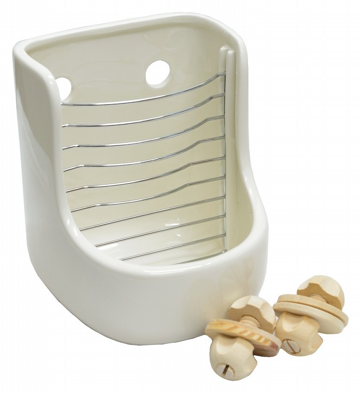 牧草ポット・ホワイト