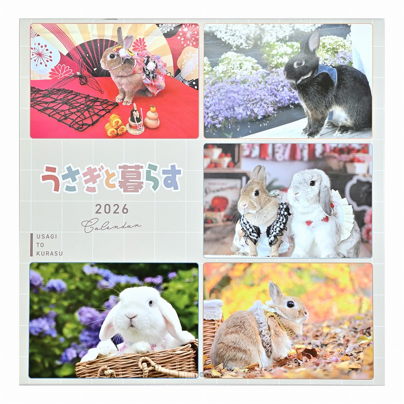 うさぎと暮らすカレンダー2026