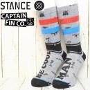 [クリックポスト対応] STANCE×CAPTAIN FINコラボ スタンス BE COOL SOCKS ソックス 靴下 M526B17BEC|STANCE|NEW ARRIVALS