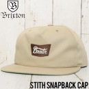 BRIXTON ブリクストン STITH SNAPBACK CAP スナップバックキャップ 00680|CAP|SPECIAL PRICE