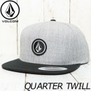 VOLCOM ボルコム QUARTER TWILL CAP スナップバックキャップ D5511561|VOLCOM(ボルコム)|BRAND