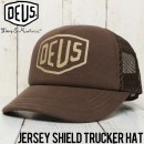 Deus Ex Machina デウスエクスマキナ JERSEY SHIELD TRUCKER HAT メッシュキャップ DMF77929|Deus Ex Machina|SPECIAL PRICE