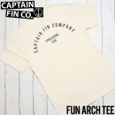 [クリックポスト対応] CAPTAIN FIN キャプテンフィン FUN ARCH TEE 半袖Tシャツ CT181057|CAPTAIN FIN キャプテンフィン|BRAND