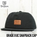 BRIXTON ブリクストン GRADE II UC SNAPBACK CAP スナップバックキャップ 00788 BLACK|BRIXTON|SPECIAL PRICE