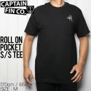 [クリックポスト対応] CAPTAIN FIN キャプテンフィン ROLL ON POCKET S/S TEE ポケット付き半袖Tシャツ CT182689|S/S TEES|SPECIAL PRICE