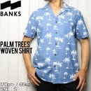 [åݥб] BANKS Х󥯥 PALM TREES WOVEN SHIRT Ⱦµ WSS0066