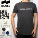 [クリックポスト対応] BANKS バンクス LABEL STAPLE S/S TEE 半袖Tシャツ WTS0333|BANKS|SPECIAL PRICE
