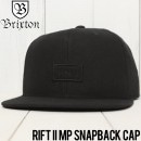 BRIXTON ֥ꥯȥ RIFT II MP SNAPBACK CAP ʥåץХåå 10310 BLACK