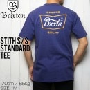 [クリックポスト対応] BRIXTON ブリクストン STITH S/S STANDARD TEE 半袖Tシャツ 06560 PATBL|NEW ARRIVALS