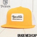【送料無料】 BRIXTON ブリクストン GRADE MESH CAP メッシュキャップ 00232 NUGLD|SPECIAL PRICE