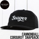 SEAGER  CANNONBALL CORDUROY SNAPBACK ǥå