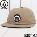 VOLCOM ボルコム EDDIOT HAT ストラップバックキャップ D5541912|NEW ARRIVALS