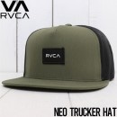 RVCA ルーカ NEO TRUCKER HAT メッシュキャップ MAHW1RNT OLV|NEW ARRIVALS
