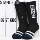 [åݥб] STANCE BOYS  OG ST KIDS SOCKS ܡå  K526A20OGK BLK