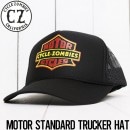 Cycle Zombies サイクルゾンビーズ MOTOR STANDARD TRUCKER HAT メッシュキャップ CZ-THF-019 BLACK|NEW ARRIVALS