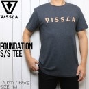 [クリックポスト対応] VISSLA ヴィスラ FOUNDATION S/S TEE 半袖Tシャツ M421OFOU|NEW ARRIVALS