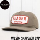 SEAGER  WILSON SNAPBACK CAP ʥåץХåå STONE GREY