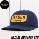 SEAGER  WILSON SNAPBACK CAP ʥåץХåå NAVY