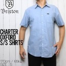 [����å��ݥ����б�] BRIXTON �֥ꥯ���ȥ� CHARTER OXFORD S/S WOVEN SHIRTS Ⱦµ����� 01099 LBLCH
