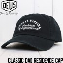 【送料無料】 Deus Ex Machina デウスエクスマキナ CLASSIC DAD RESIDENCE CAP ストラップバックキャップ ローキャップ DMF87549E|NEW ARRIVAL