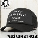【送料無料】 Deus Ex Machina デウスエクスマキナ VENICE ADDRESS TRUCKER CAP メッシュキャップ DMA47620 BLACK|NEW ARRIVALS