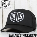 【送料無料】 Deus Ex Machina デウスエクスマキナ BAYLANDS TRUCKER CAP メッシュキャップ DMS07875 BLACK/WHTIE [FB]|NEW ARRIVAL