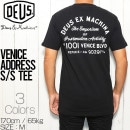 [����å��ݥ����б�] Deus Ex Machina �ǥ��� ������ �ޥ��� VENICE ADDRESS TEE ȾµT����� T-DMS41065A