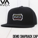 RVCA ルーカ DEMO SNAPBACK CAP スナップバックキャップ MAHW2RDS|NEW ARRIVALS