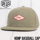 【送料無料】 Deus Ex Machina デウスエクスマキナ HEMP BASEBALL CAP スナップバックキャップ DMS97340|NEW ARRIVALS