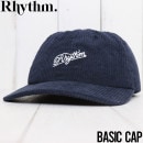【送料無料】 Rhythm リズム BASIC CAP ストラップバックキャップ JUL20M-CP04|NEW ARRIVALS