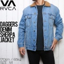 【送料無料】 RVCA ルーカ DAGGERS DENIM SHERPA JACKET デニムジャケット ボアジャケット M7303RDA|NEW ARRIVALS