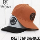 【送料無料】 BRIXTON ブリクストン CREST C MP SNAPBACK CAP スナップバックキャップ 10650|NEW ARRIVALS