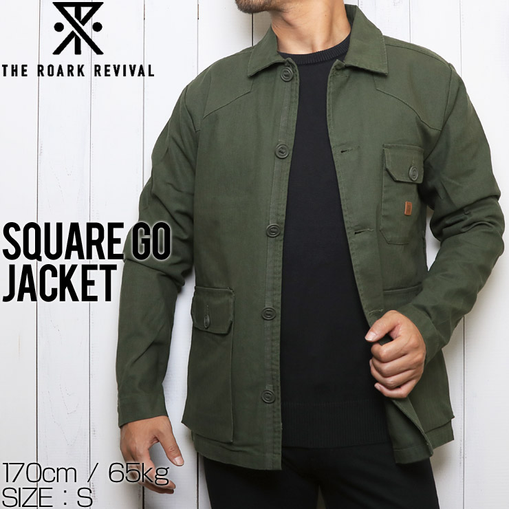 ROARK ロアーク SQUARE GO JACKET ミリタリージャケット RJ195 | BRAND 