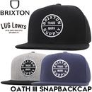 ���ʥåץХå�����å� ˹�� BRIXTON �֥ꥯ���ȥ� OATH III SNAPBACKCAP 10777