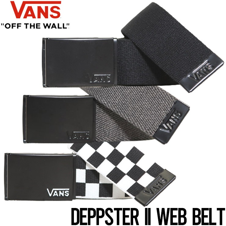 クリックポスト対応] VANS ヴァンズ DEPPSTER II WEB BELT ガチャ