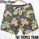 [クリックポスト対応] Rhythm リズム TIKI TROPICS TRUNK ボードショーツ 0121M-TR59|NEW ARRIVALS