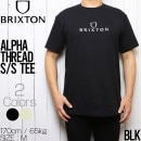 [åݥб] BRIXTON ֥ꥯȥ ALPHA THREAD S/S TEE ȾµT 16427