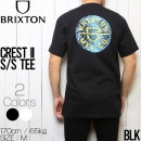 [����å��ݥ����б�] BRIXTON �֥ꥯ���ȥ� CREST II S/S TEE ȾµT����� ȾµTEE 16493